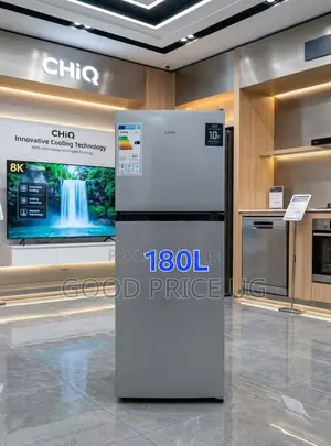 CHiQ 180-Liter Double-Door Top-Mount Refrigerator