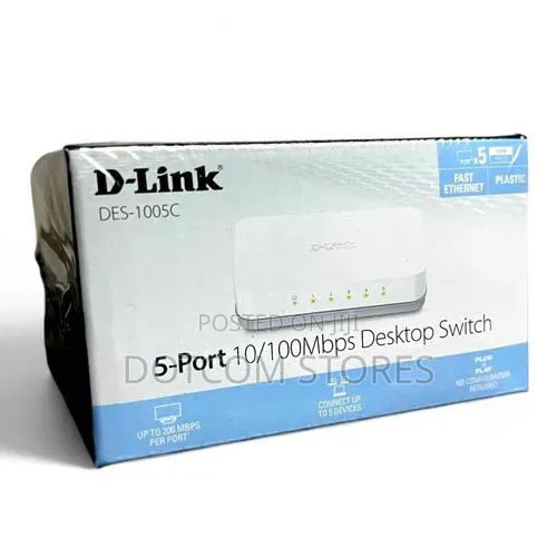D-Link 5-Port 10/100 Ethernet Switch DES-1005C - 1