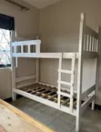 White Double Decker Bed / 3x6 Beds - 2