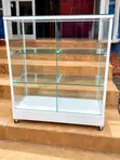 Brand New Double-Sided Showcase with Wheels - 2