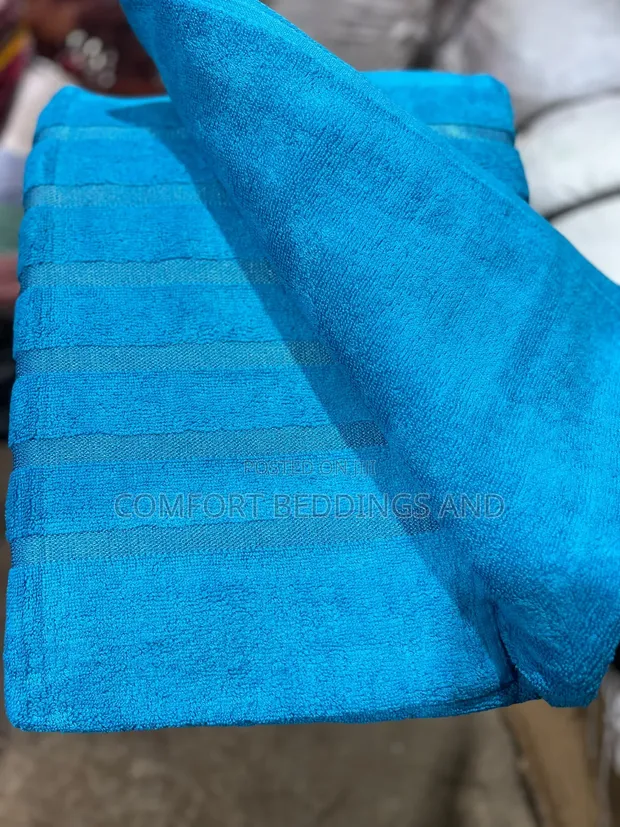 Super Collection Cotton Towels - Light Blue - 1