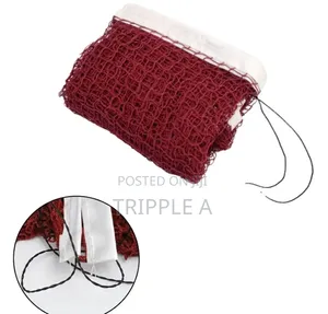 Professional Badminton Sports Net - Burgundy