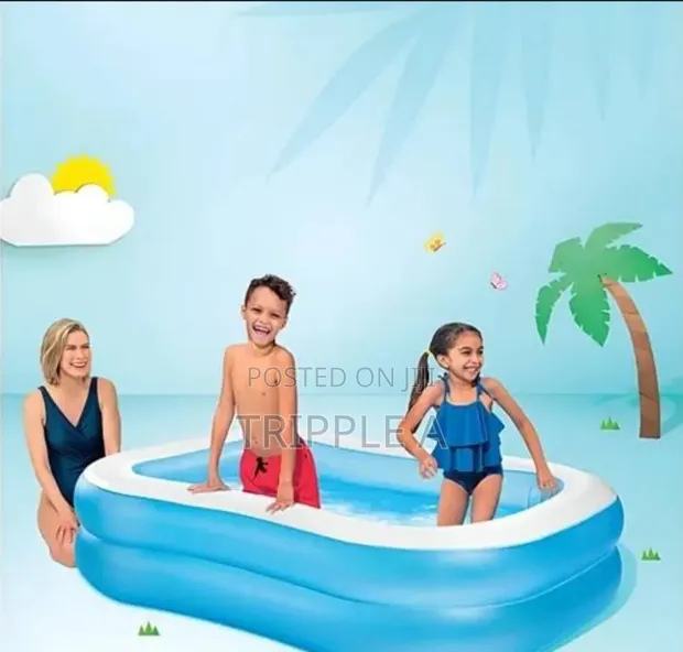 Rectangle Intex Swim Center Family Swimming Pool - 1
