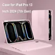 Apple iPad Pro 13 Smart Foldable Case with Pen Slot - 1