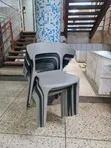 Chatter Plastic Dining Chairs (Brand New) - 4