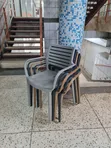 Echo Form Plastic Garden Chairs (Set of 4) - 2