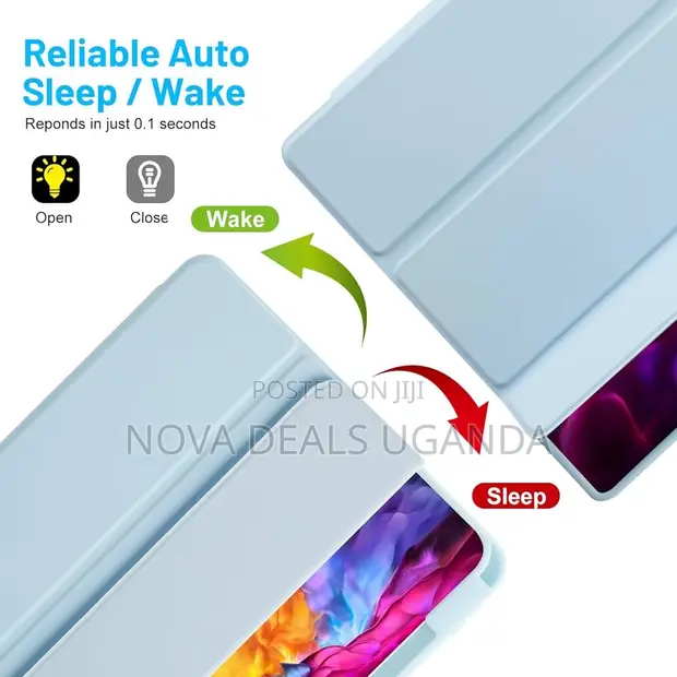 Smart Foldable Case with Pen Slot for Apple iPad Pro 11 - 1