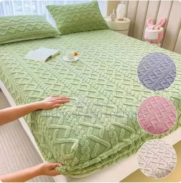 3-Piece Mattress Cover with 2 Pillow Cases - 1