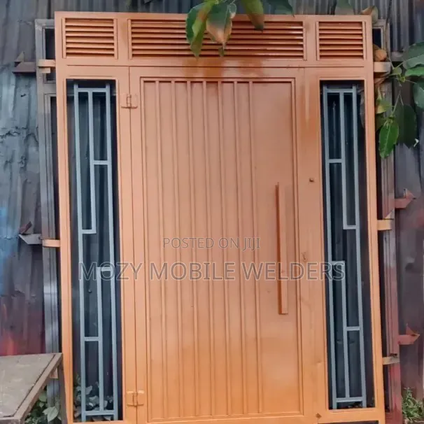 Brand New Steel Front Door - Gold - 1