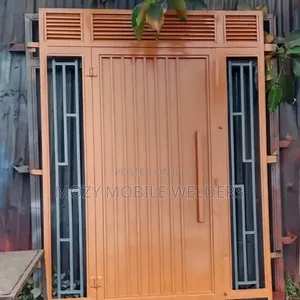 Brand New Steel Front Door - Gold