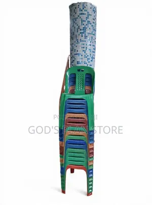 Multi-Color Stackable Plastic Chairs