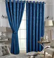 Plain Curtains - 3 Piece Set - 4