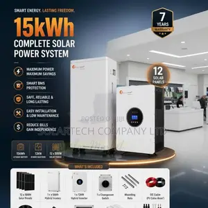 Felicity 15kWh Lithium Solar System with 12x620W Mono Panels