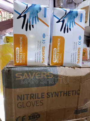 Nitrile Synthetic Gloves - Powder Free, Latex Free
