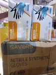 Nitrile Synthetic Gloves - Powder Free, Latex Free - 1