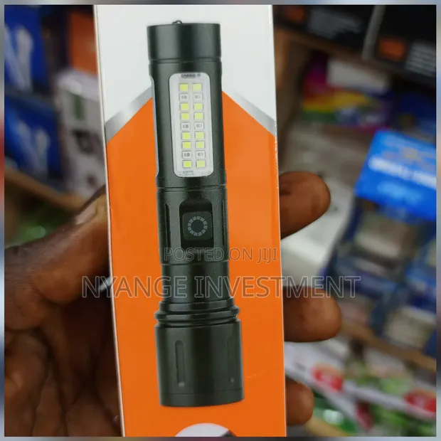 Yage YG-9194F Rechargeable Zooming Flashlight with COB Light - 1