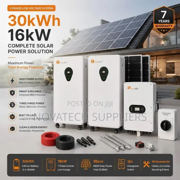 Complete 30kWh Felicity Hybrid Solar Power System with BMS - 1