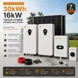 30kWh Felicity Lithium Solar Kit with Installation Accessories - 1