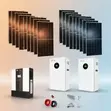 30kWh Felicity Lithium Hybrid Solar System 16kVA Complete Kit - 1