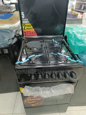 Blueflame 50x50cm Cooker: 3 Gas + 1 Electric Burner, Electric Oven