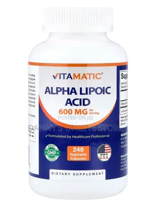 Alpha Lipoic Acid 600mg, 240 Capsules