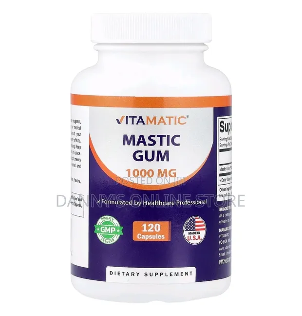 Mastic Gum 1000mg, 120 Capsules - 1