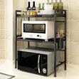 Microwave Storage Rack - Space Saving Organizer - 1