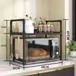 Microwave Storage Rack - Space Saving Organizer - 2