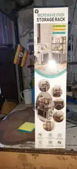 Microwave Storage Rack - Space Saving Organizer - 3
