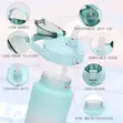 3-in-1 Motivational Water Bottle Set (2L/900ml/300ml) with Straw - 2