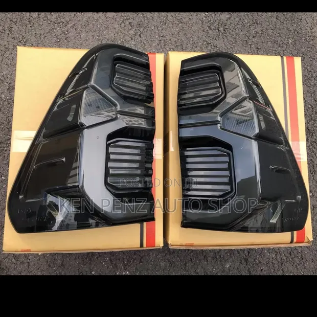 Toyota Hilux Aftermarket Smoked LED Taillamps - 1