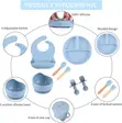 PCS Silicone Baby Feeding Set - 1