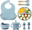 PCS Silicone Baby Feeding Set - 2