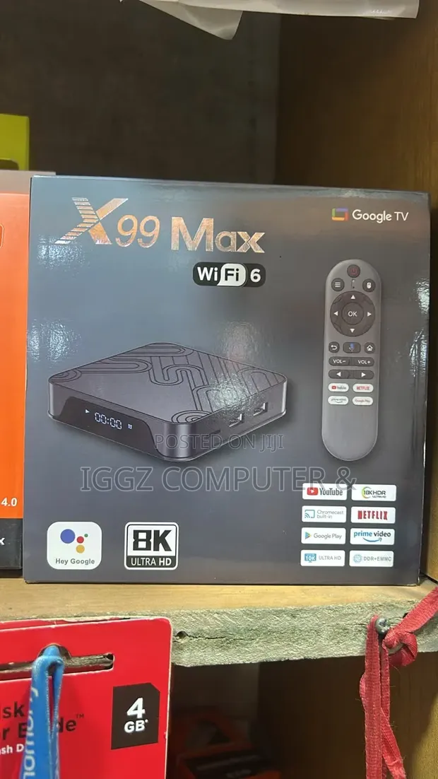 X99 Max Android TV Box with Wi-Fi 6 - 1