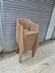 Arc Plastic Bar Chairs - Brand New - 3