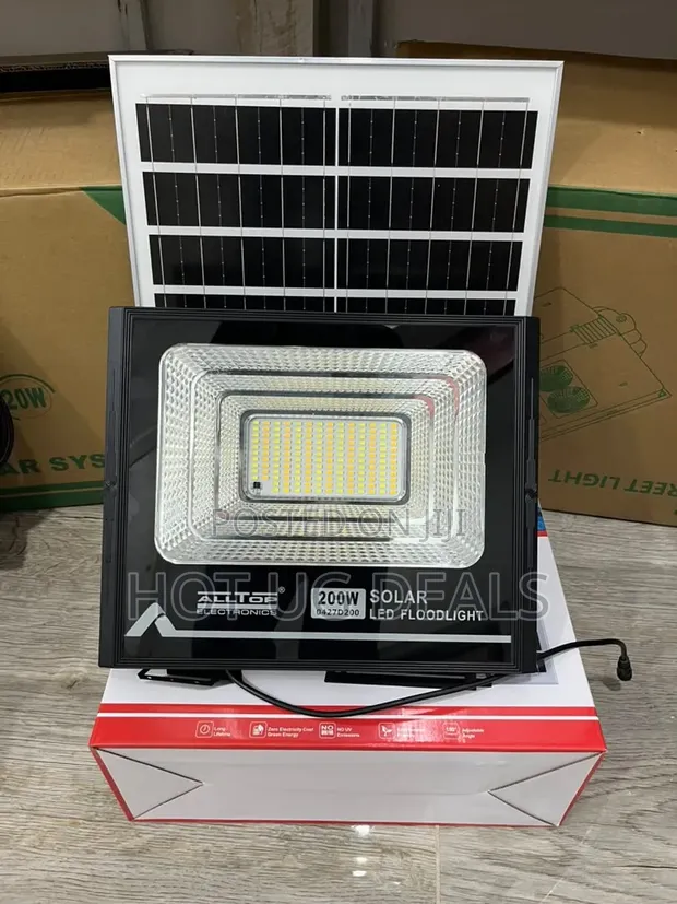 200W Solar LED Floodlight for Outdoor Security - 1