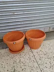 Arc Plastic Flower Pots (Brand New) - 2