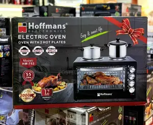 Hoffman Electric Oven with 2 Hot Plates (HM-753)