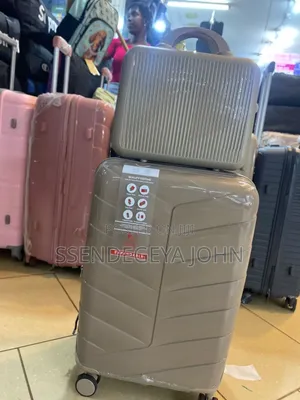 Beige Prosperity Hard-Shell Suitcase