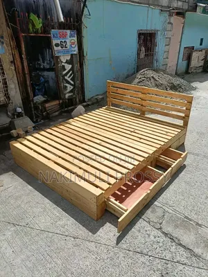 4x6 Pallet Bed Frame - Clear