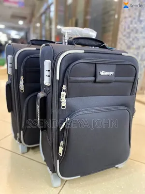 Kingz Brand Navy Blue Travel Suitcase
