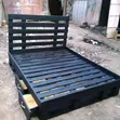 White Four by Six Pallet Bed Frame - 2