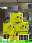 Mewe Media MWslk-MS02Y Solar Lighting Kit with FM Bluetooth Speaker - 1