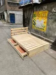 5x6 Pallet Bed with 2 Drawers - 2