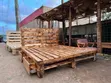 White and Brown 4x6 Pallet Bed Frame - 2