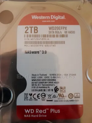 WD Red Plus 2TB 3.5" Internal NAS HDD