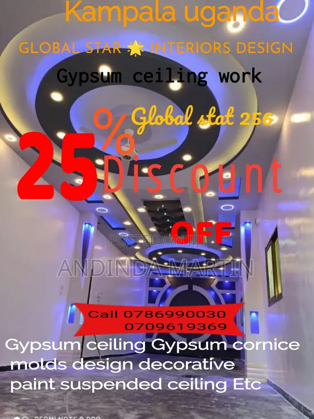 Gypsum Interior Design Services - 1
