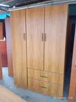 4x6 Feet Wardrobe with 3 Doors and 2 Drawers - 1