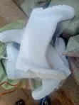 White Medical Gumboots - 1