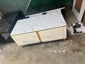 High Class Center Table - White Marble Top